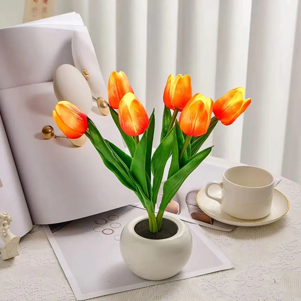 Decoratieve Lamp Tulp – Warme En Verfijnde Sfeer