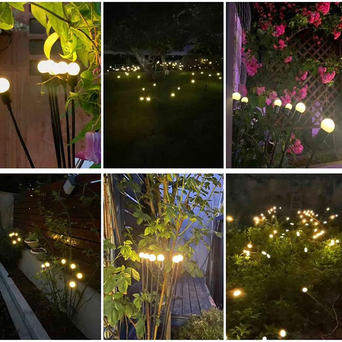 LED-lampor Lucioles Solenergi – Magisk atmosfär för din trädgård