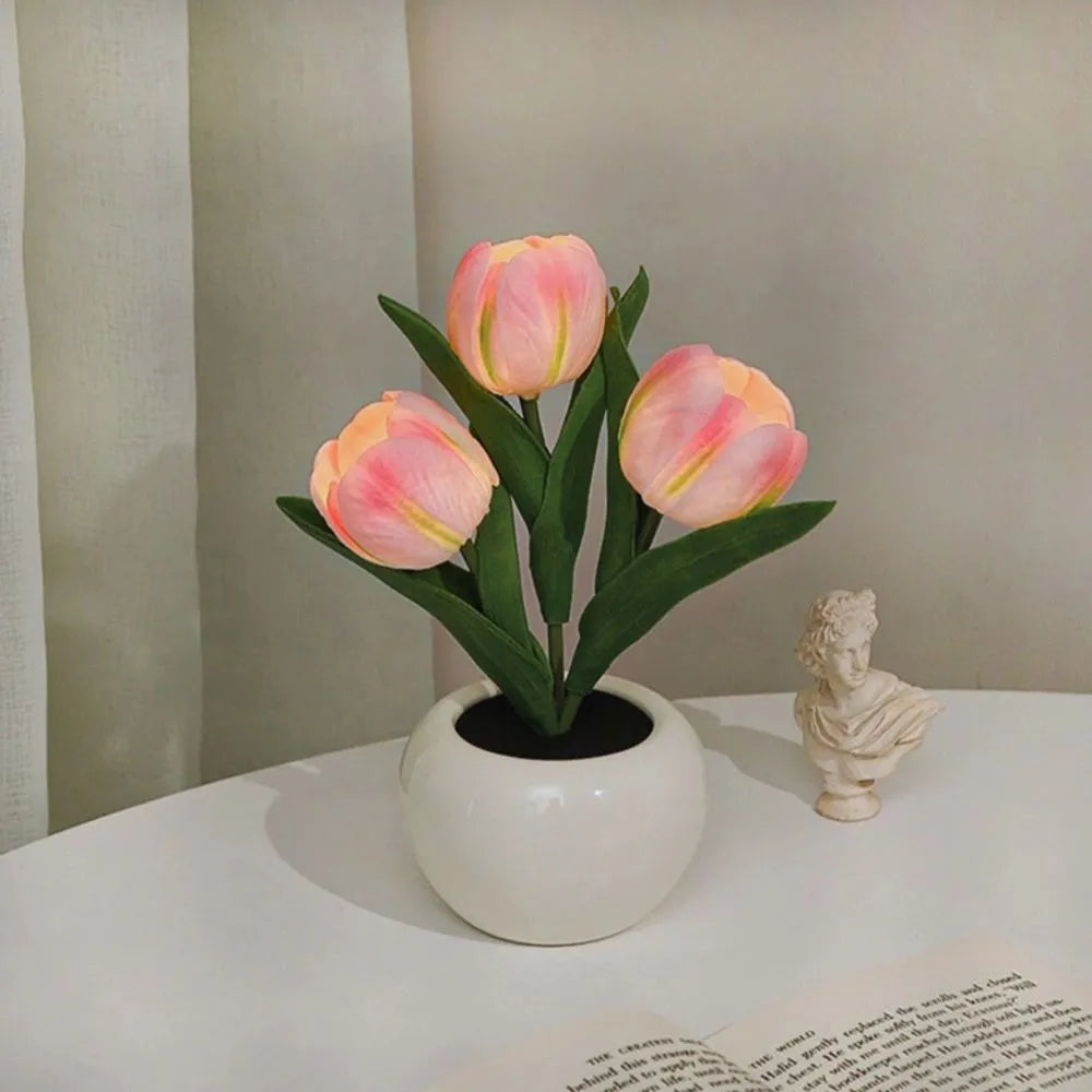 Decoratieve Lamp Tulp – Warme En Verfijnde Sfeer