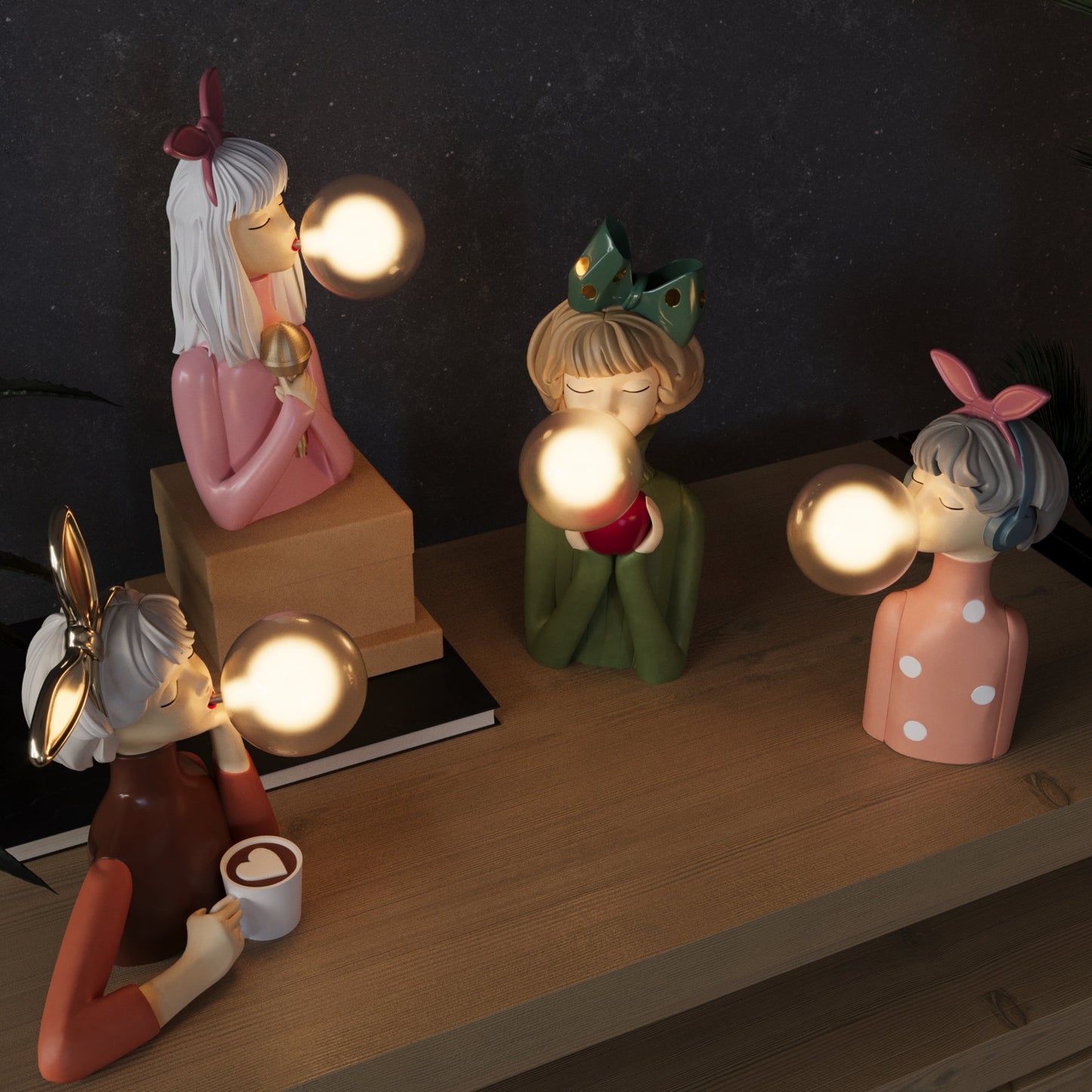 Håndlavet Bordlampe – Unik Design Og Fint Udførelse