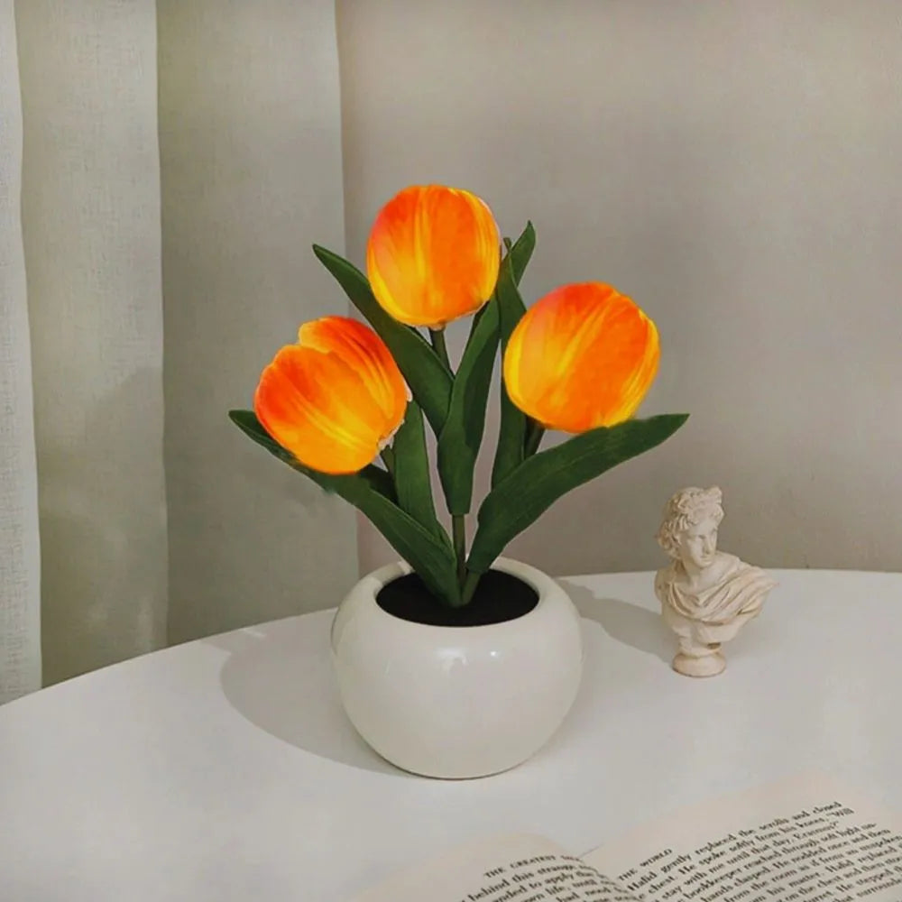 Decoratieve Lamp Tulp – Warme En Verfijnde Sfeer