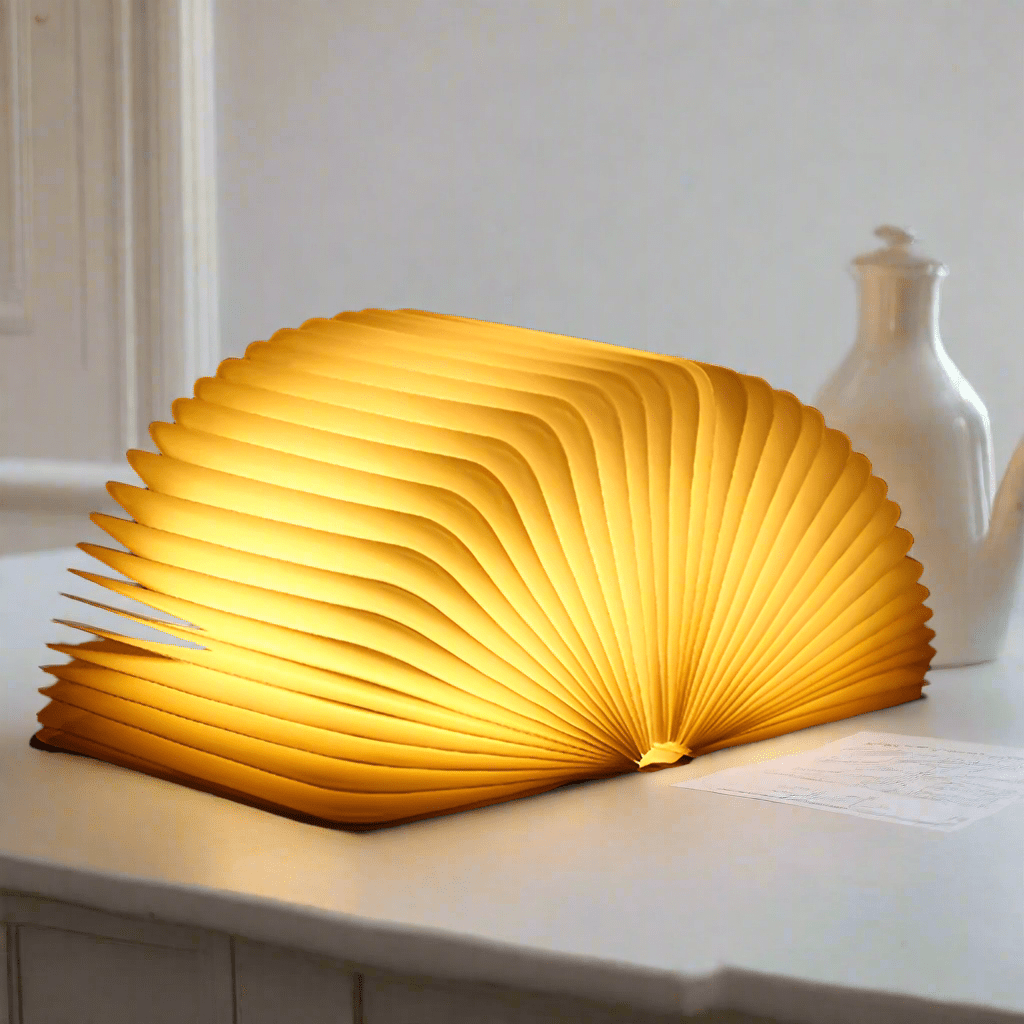 Lampe De Table En Forme De Livre – Originalité Et Élégance