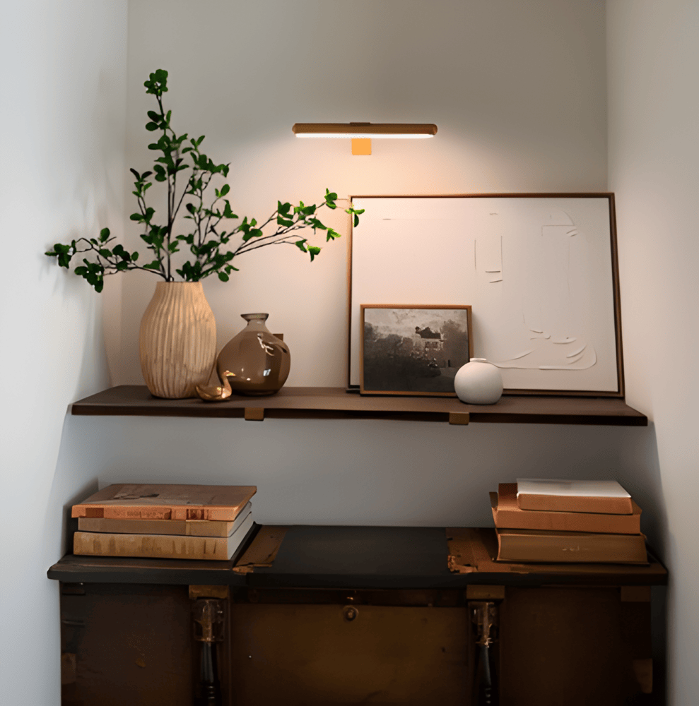 Lampada da parete a LED ricaricabile senza fili USB - Rotazione completa e comoda ricarica