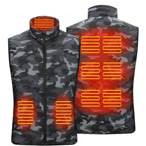 Gilet Chauffant Unisexe — Température Réglable & Style Moderne