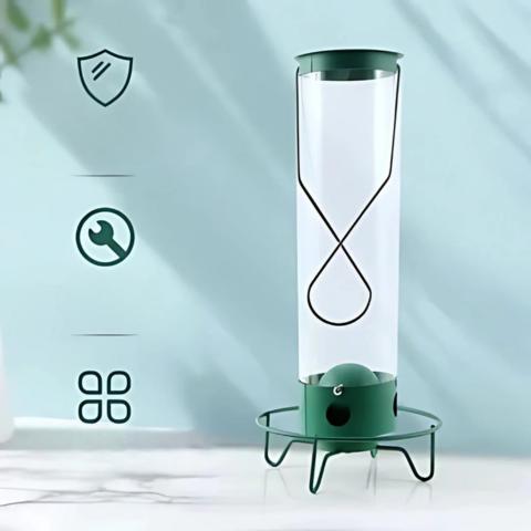 مغذيات الطيور المعلقة - حماية ضد السناجب وتعبئة سهلة