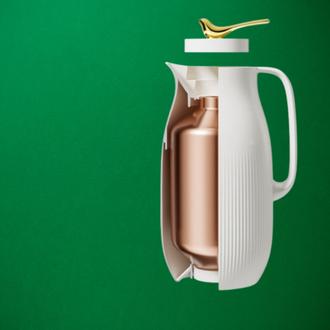 Garrafa térmica moderna - Estilo requintado e função prática