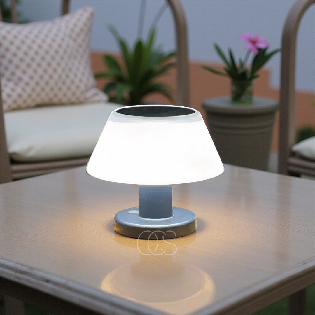 Lampă de Masă Solară Fără Fir – Ecologică și Practică