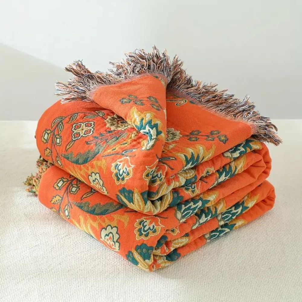 Plaid Réversible Marigold