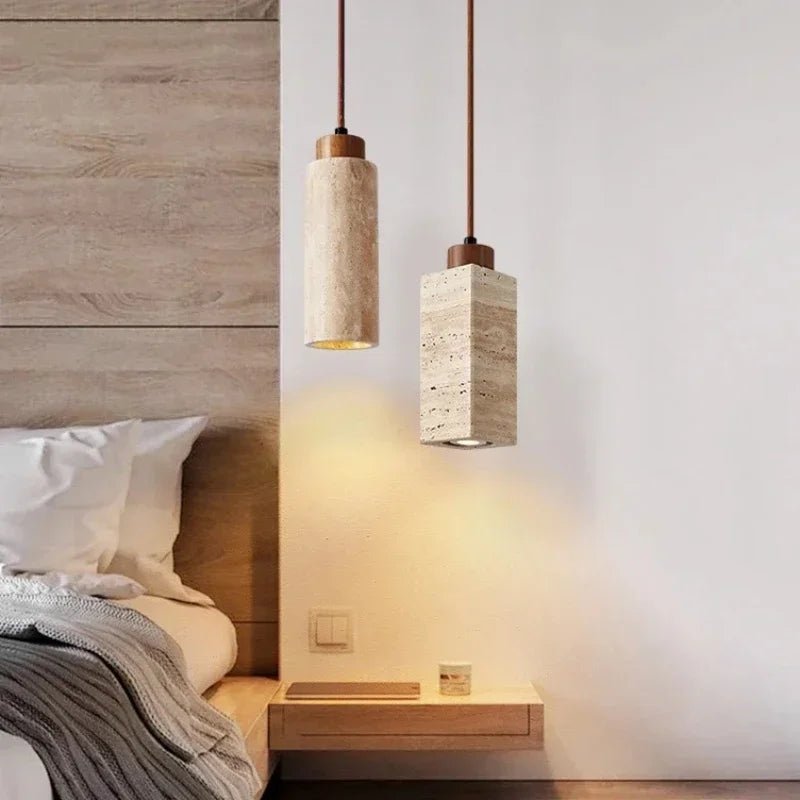 Závesná lampa z prírodného kameňa – elegancia a autenticita 
