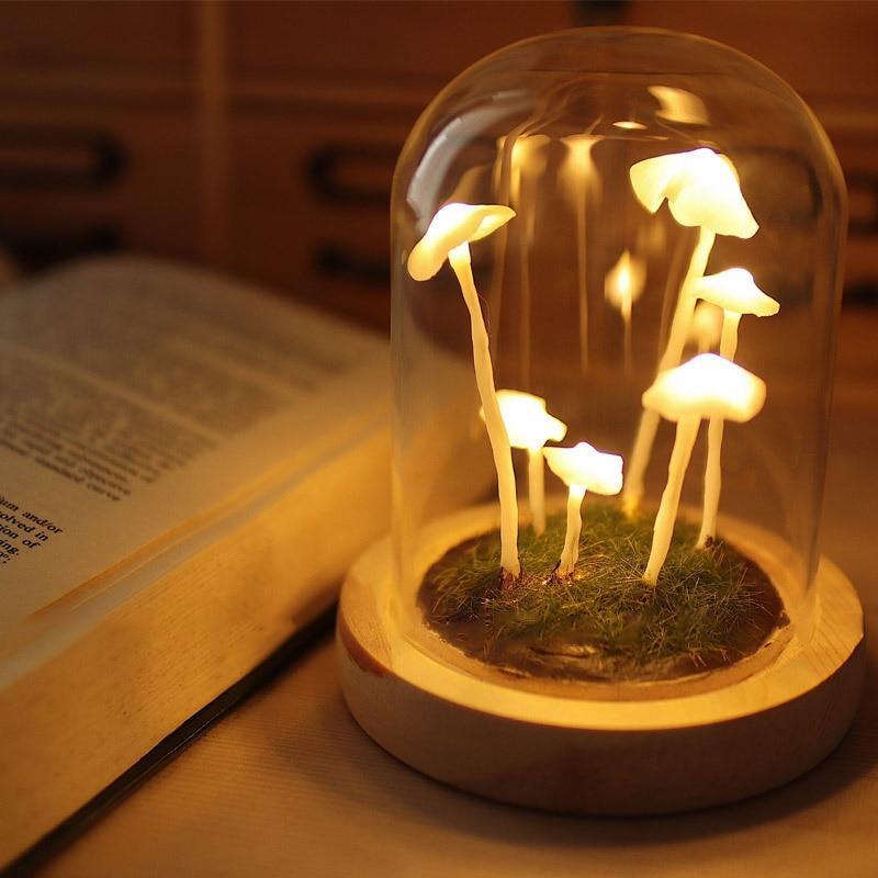 Lampe Champignon Enchantée – Magie Décorative Et Élégance Intemporelle