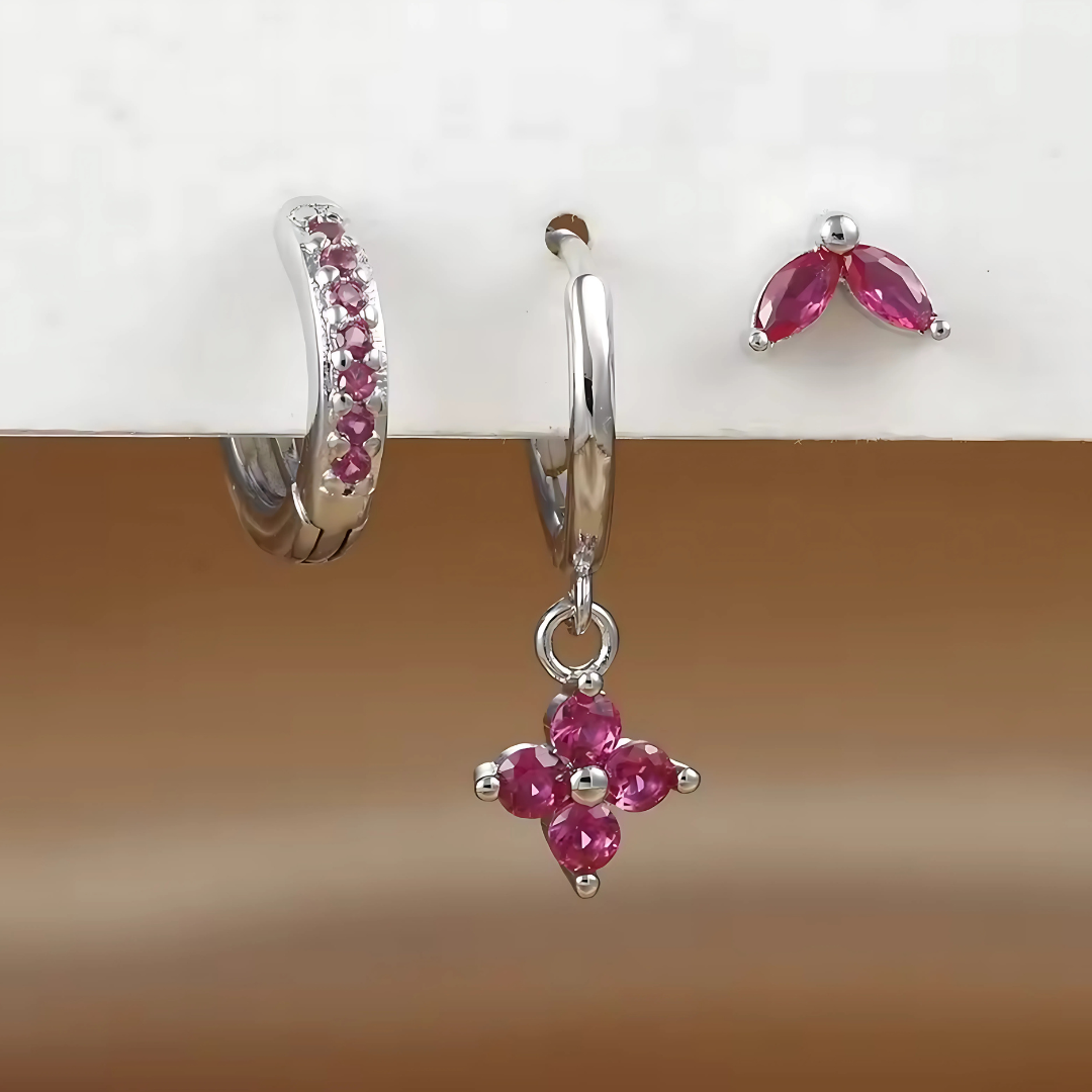 Súprava náušníc a piercings – Viacúčelovosť a jemný lesk 