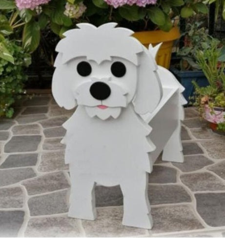 Vaso de Flores Original — Forma de Cão 