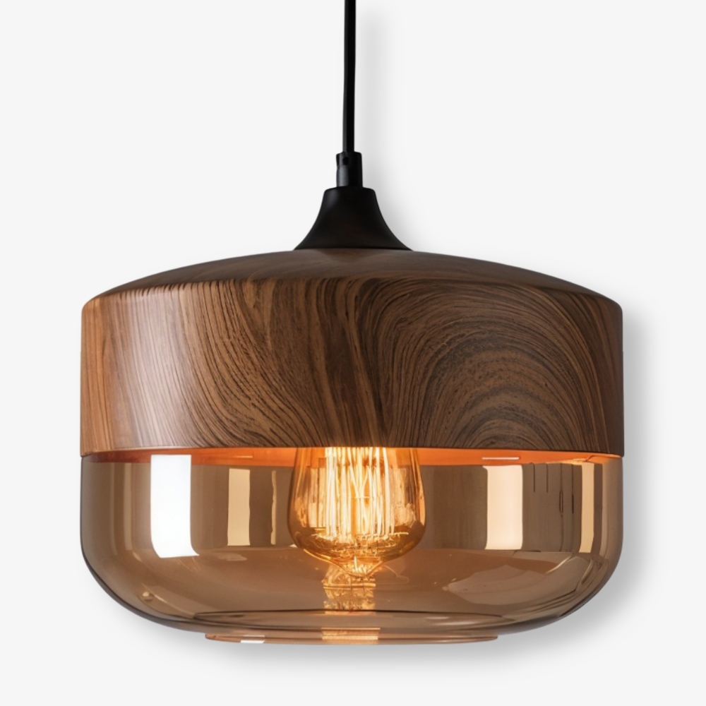 Suspension Loft En Verre Rétro — Luminaire Tendance & Atmosphère Unique