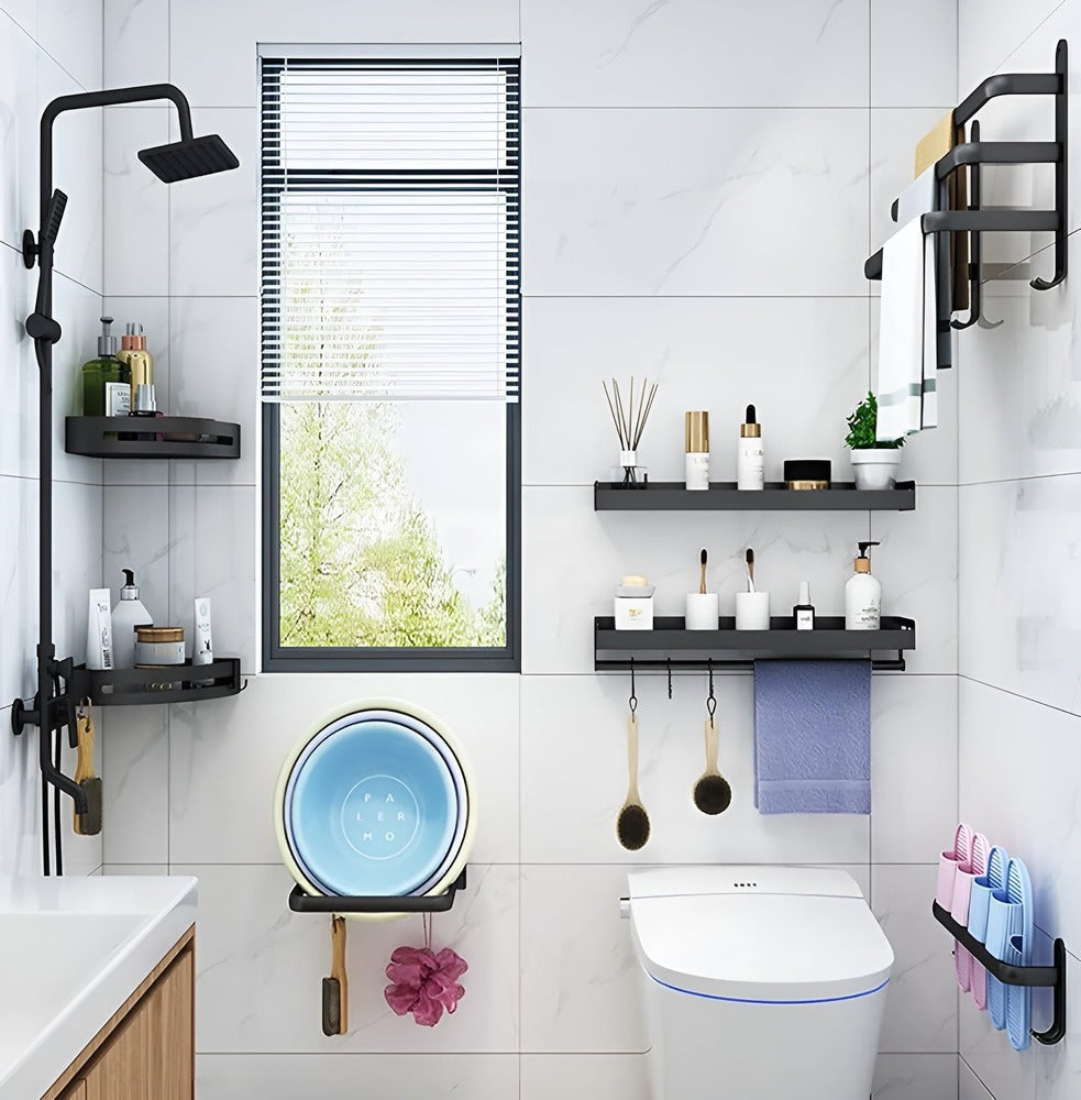 Șervet de designer montat pe perete - Eleganță modernă și design care economisește spațiu