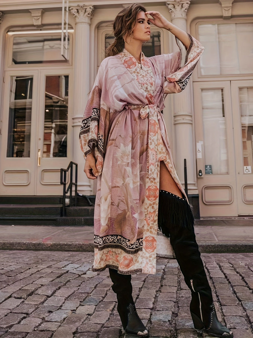 Leïla | Naisten Kimono – Boheemi Inspiraatio 
