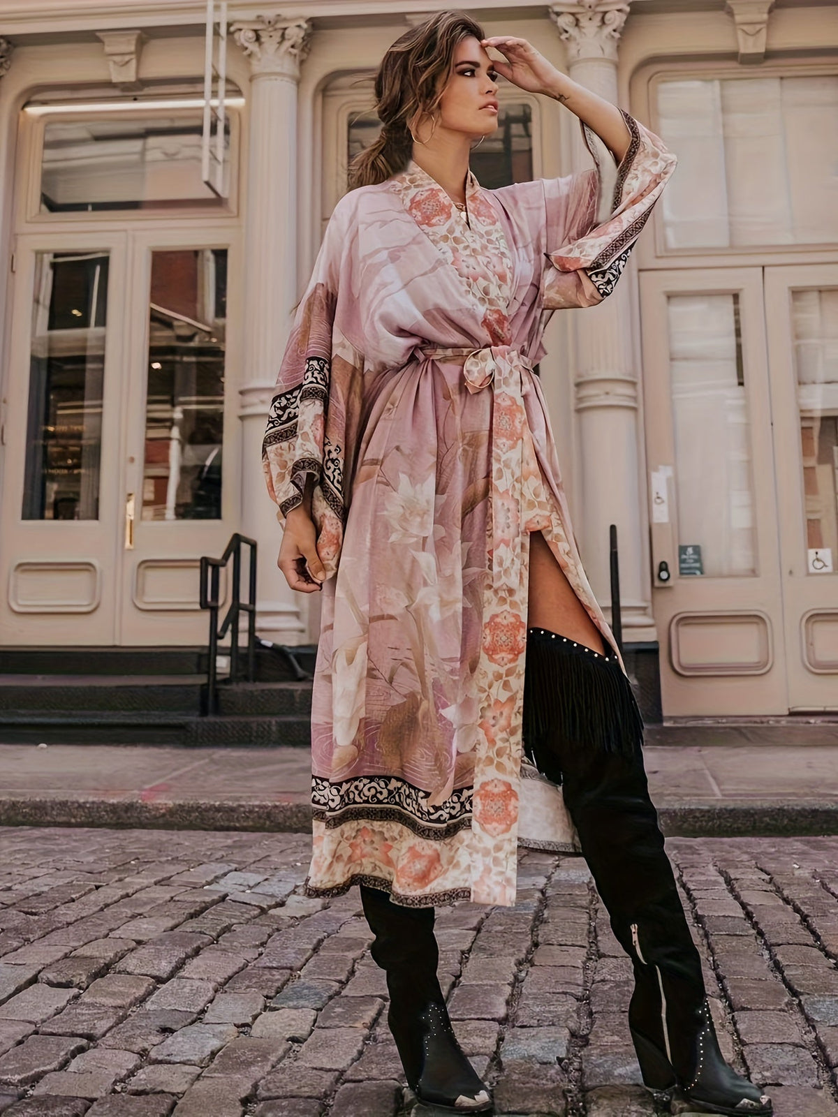 Leïla | Naisten Kimono – Boheemi Inspiraatio 