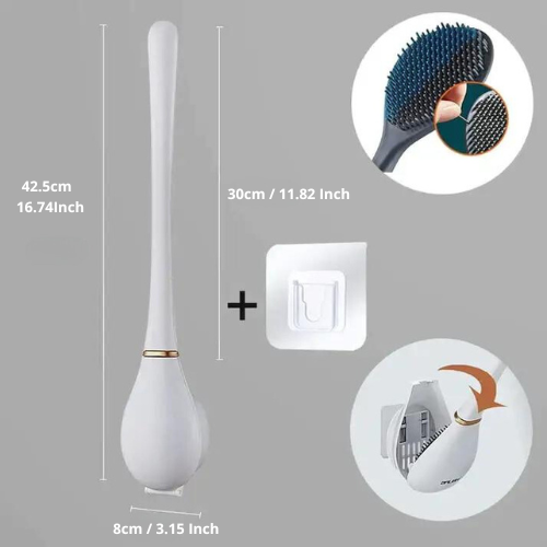 SmartBrush - Pincel WC de silicona elegante e higiénico