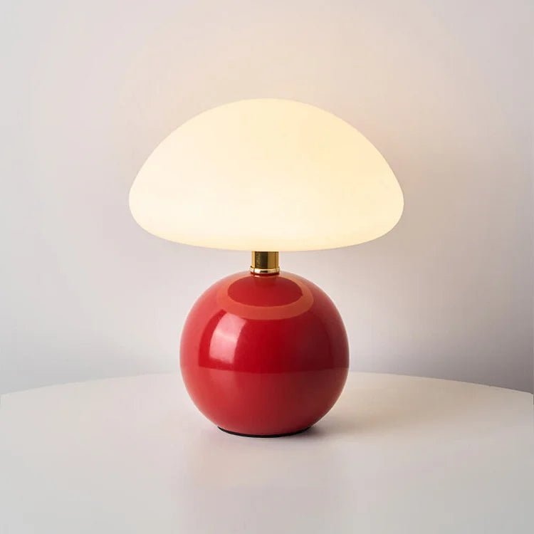 מנורת שולחן בצורת פטרייה – Elegance Et Originalité 