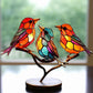 Decorative Ornament – Birds Perched on a Branch 