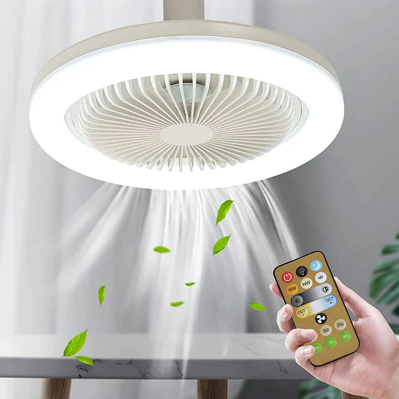 Multifunkčný stropný ventilátor – Obeh vzduchu a integrované osvetlenie 