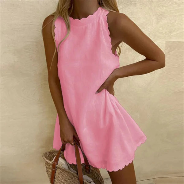 Nora | Vestido Casual – Decote Redondo 