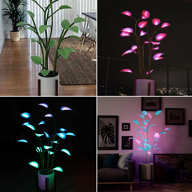 Magiczna Lampa LED w Kształcie Rośliny – Naturalna i Czarująca Atmosfera 