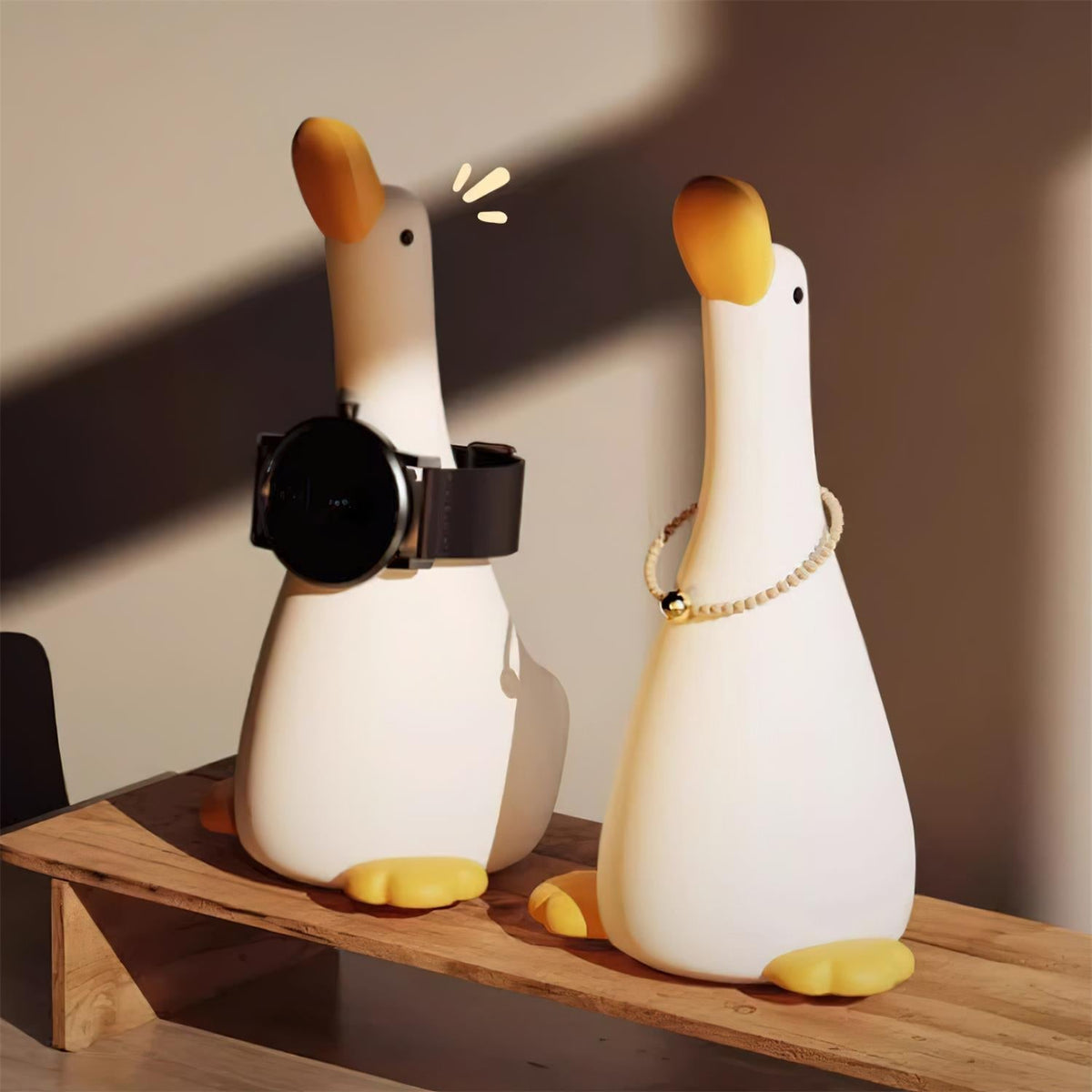 Nočné svetlo Enchanted Goose - hmatové svetlo a upokojujúci dizajn