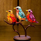 Decorative Ornament – Birds Perched on a Branch 