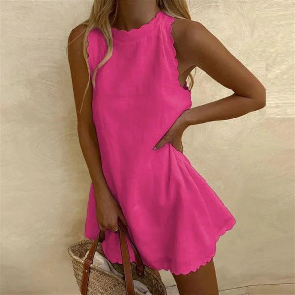 Nora | Vestido Casual – Decote Redondo 