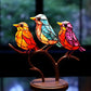 Decorative Ornament – Birds Perched on a Branch 
