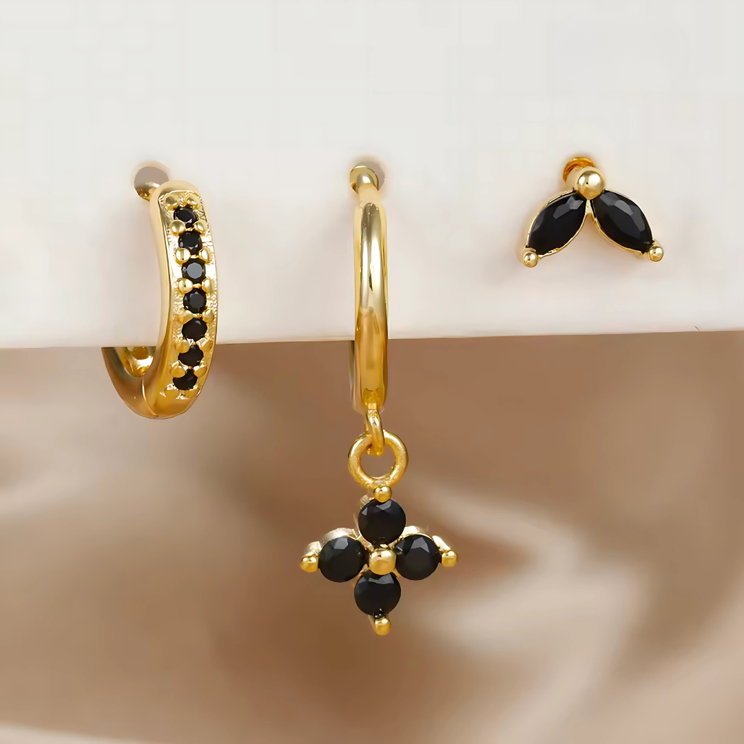 Súprava náušníc a piercings – Viacúčelovosť a jemný lesk 