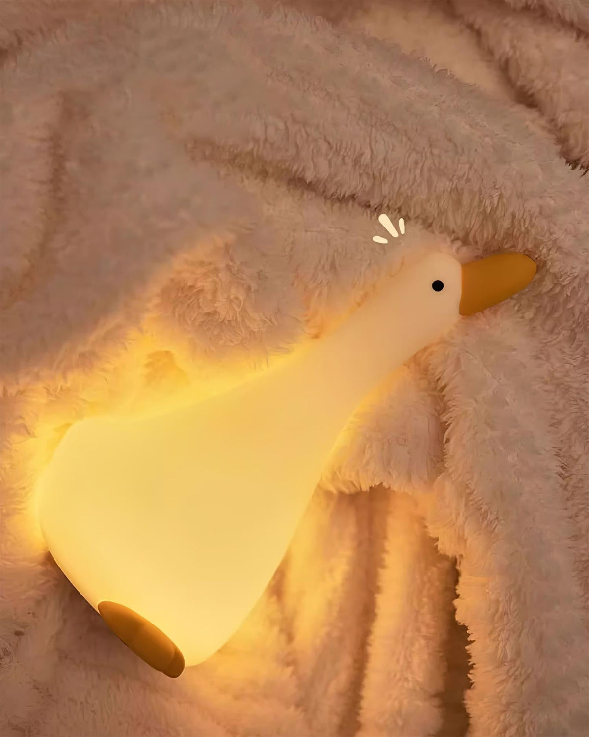 Nočné svetlo Enchanted Goose - hmatové svetlo a upokojujúci dizajn