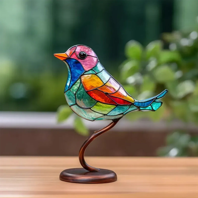 Decorative Ornament – Birds Perched on a Branch 