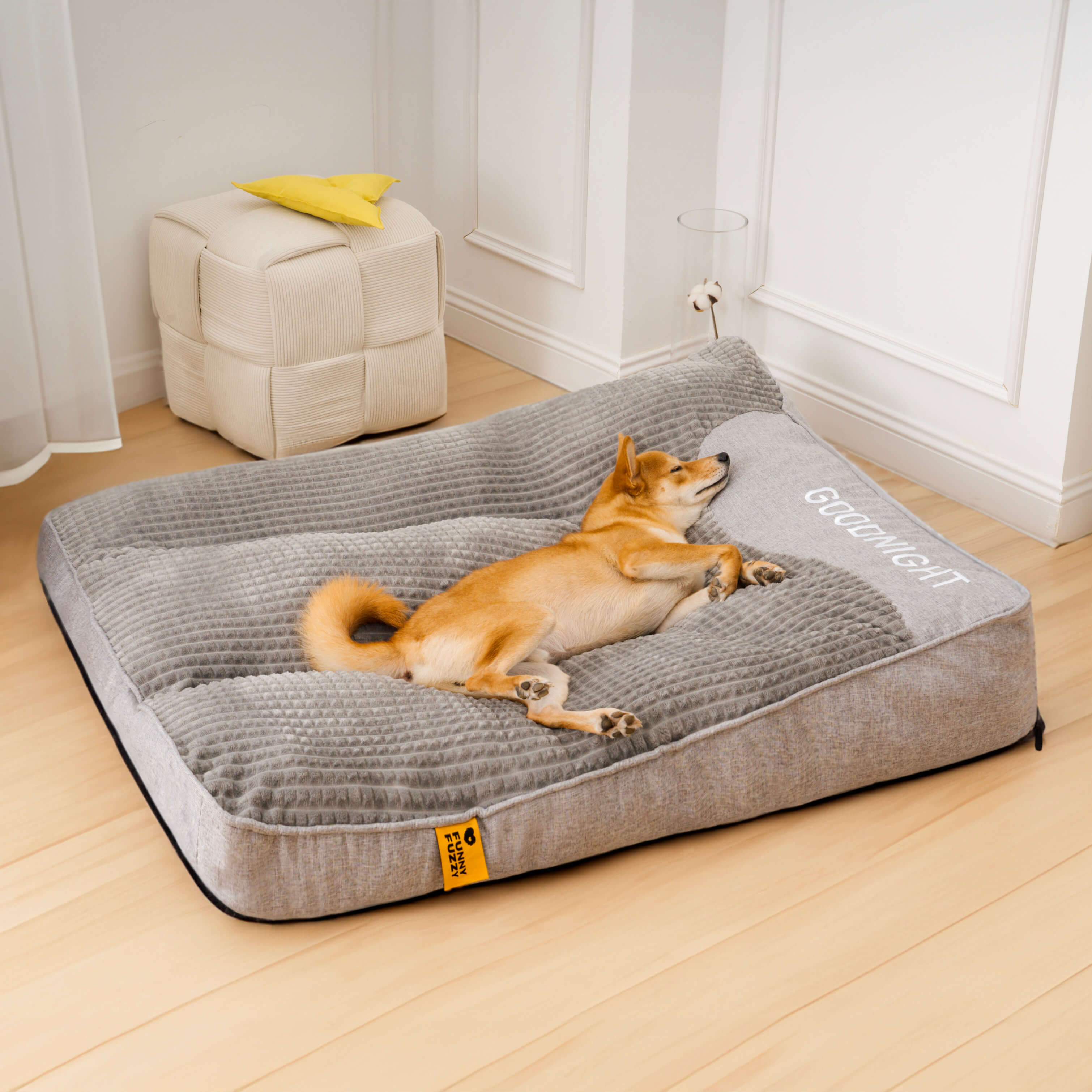 Cojín Para Perro Resistente A Los Arañazos Con Protección Dorsal – Confort Y Durabilidad 