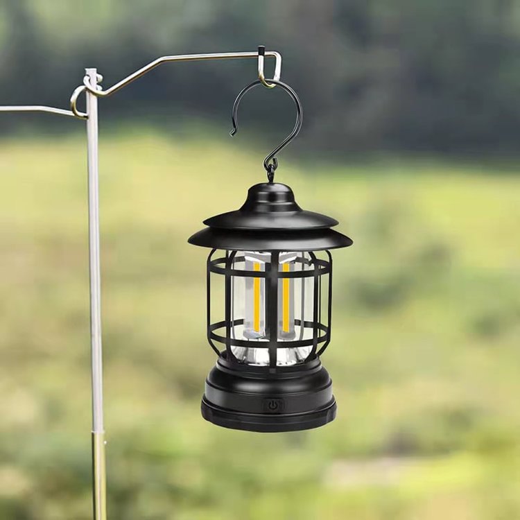 Lampe De Camping Rétro LED – Style Vintage Et Praticité