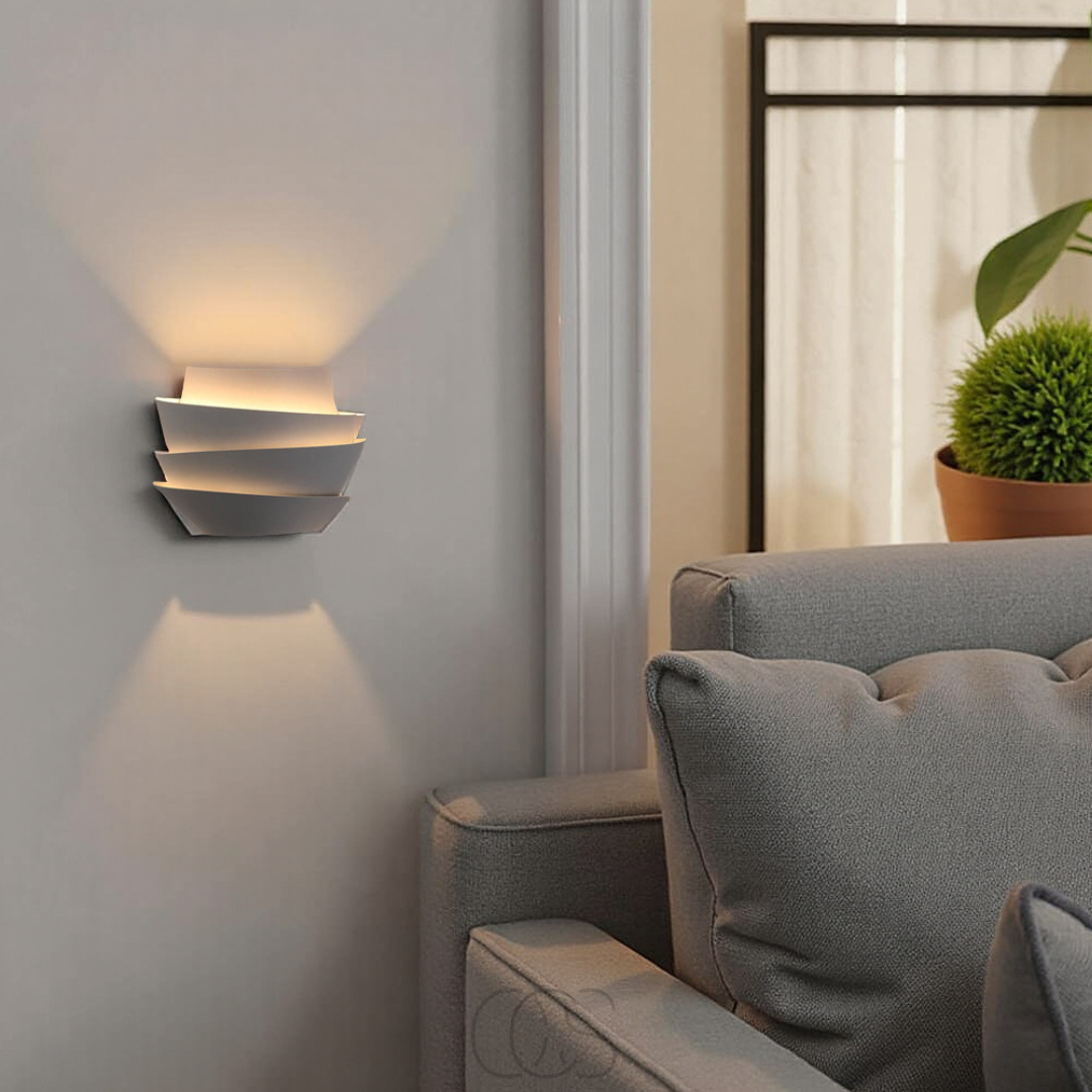 Applique Murale LED Doppio Fascio – Illuminazione Moderna ed Elegante 