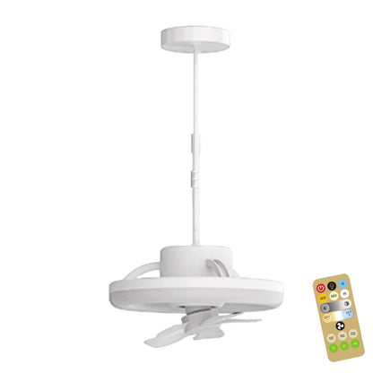 Ventilador LED rotativo para iluminação e frescor ótimos 