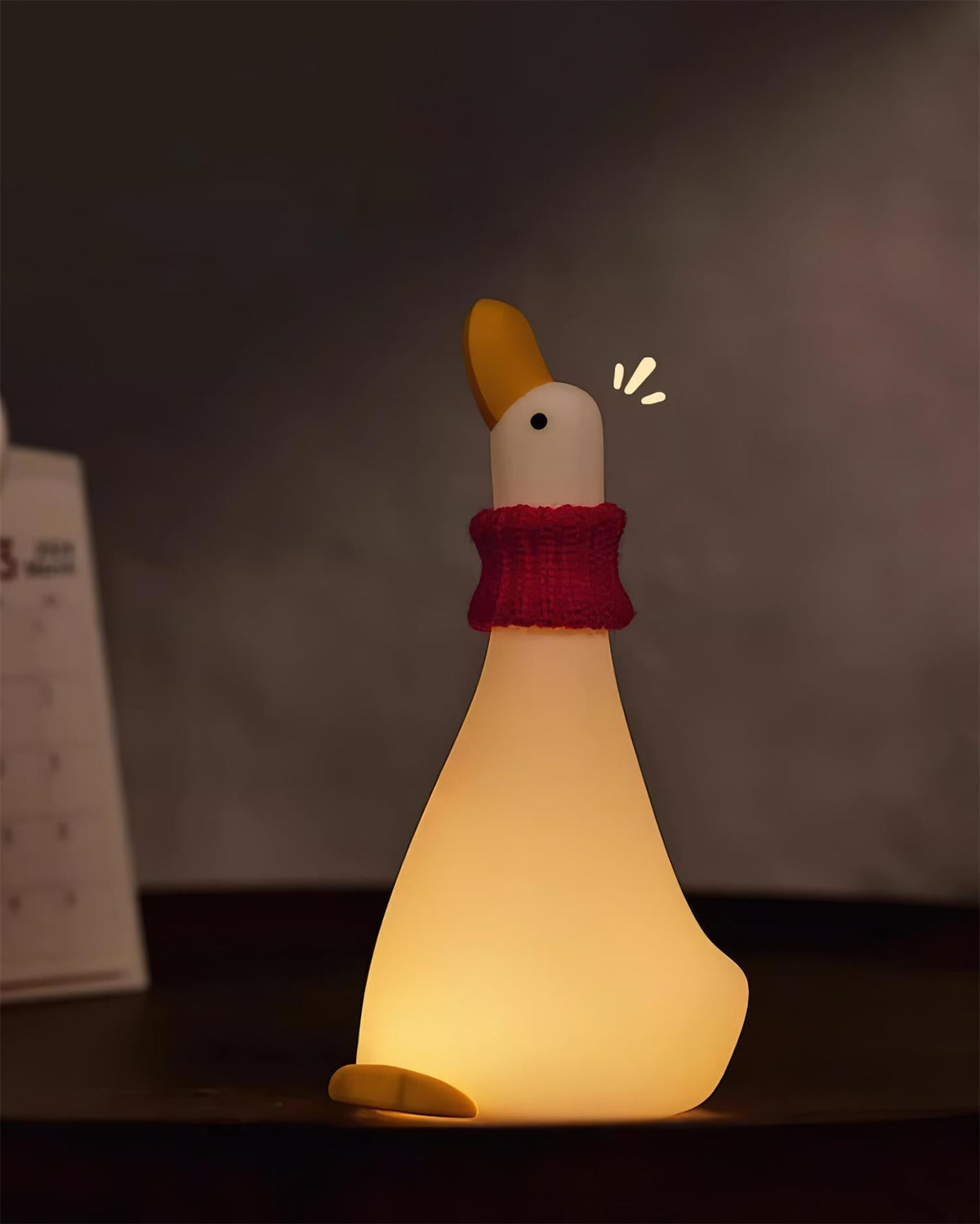 Nočné svetlo Enchanted Goose - hmatové svetlo a upokojujúci dizajn