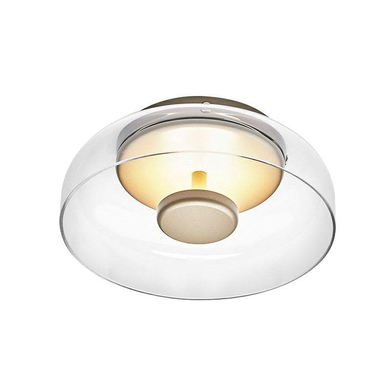 Plafoniera a LED in Vetro – Illuminazione Elegante e Moderna 