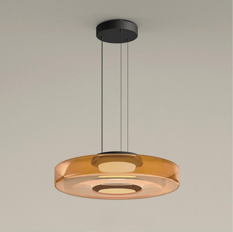 Lámpara colgante de cristal estilo Bauhaus - Elegancia y modernidad