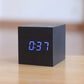 Kube Digital Klokke – Minimalistisk Design Og LED-skjerm 