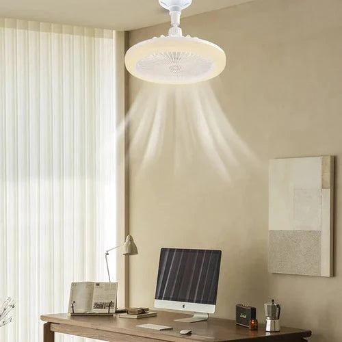 Multifunkčný stropný ventilátor – Obeh vzduchu a integrované osvetlenie 