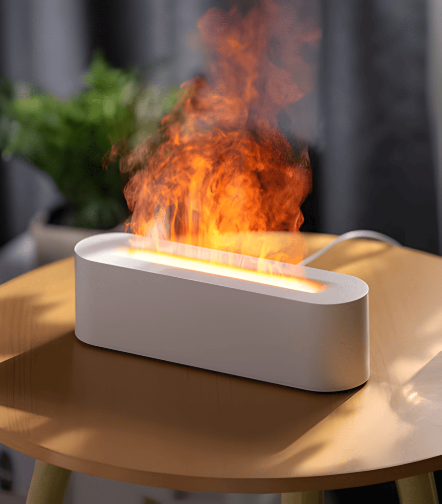 Dyfuzor aromatów USB z wielokolorowym oświetleniem LED - relaksująca atmosfera i lekka mgiełka