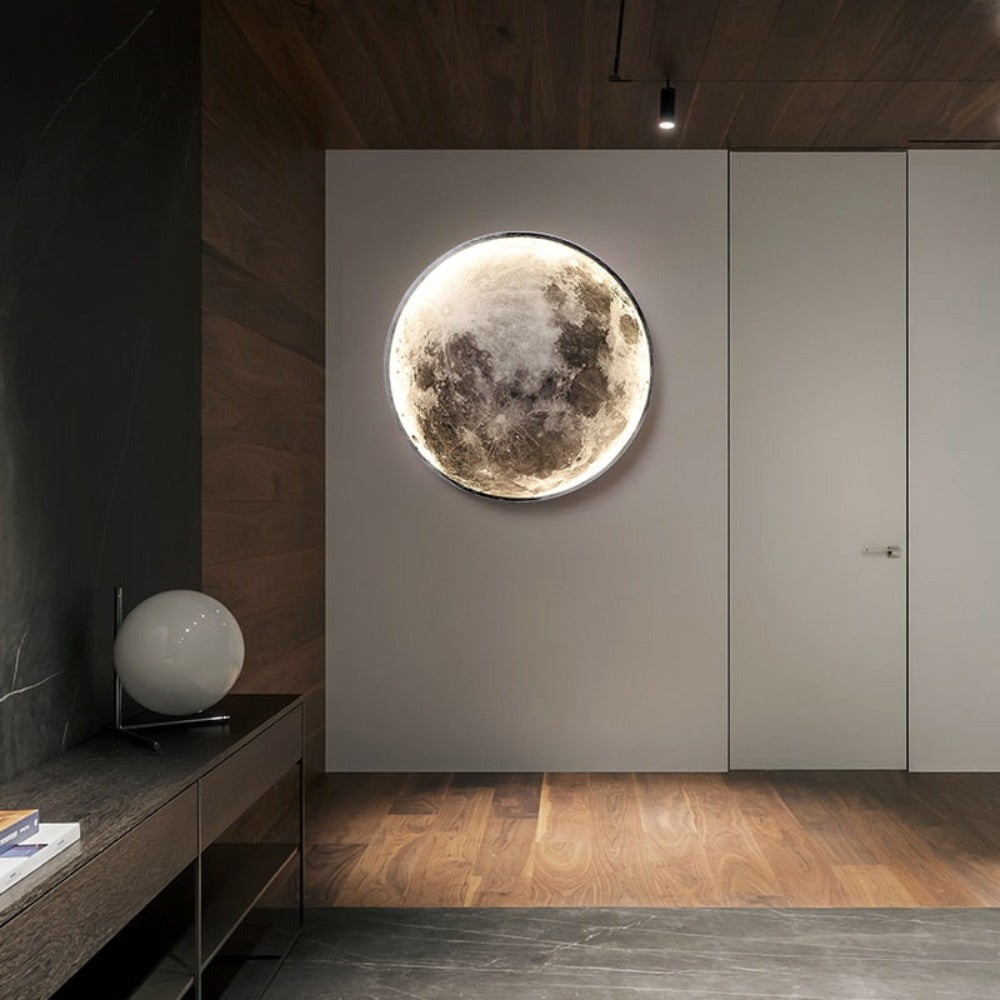Apajare de perete 3D LED – Lună pentru o atmosferă unică 
