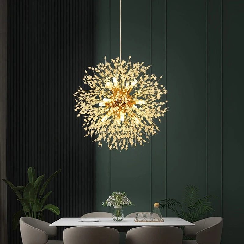 Lámpara de Cristal Colgante – Elegancia y Brillo Atemporal 