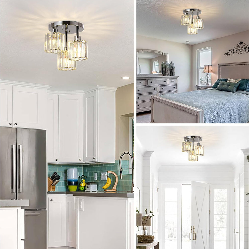 Plafoniera Semi-Incastrata – Eleganza Moderna e Splendore Raffinato 