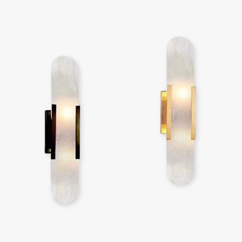 Aplique de Parede LED Preta e Dourada – Elegância Moderna e Design Chic 