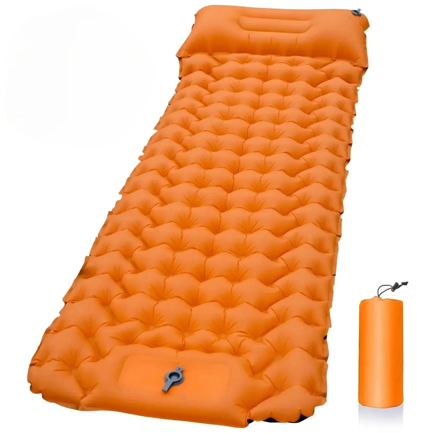 Colchão de Camping Inflável – Com Bomba Integrada e Conforto Ótimo 