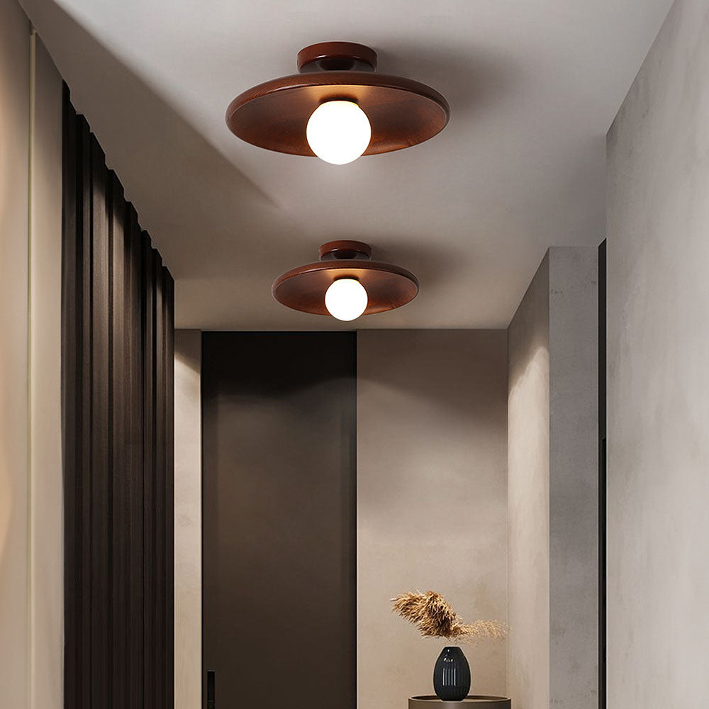 Rund lampe – Enkel stil og raffineret atmosfære 