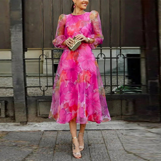 Sophie | Robe Fleurie Élégante – Style Chic Et Féminin